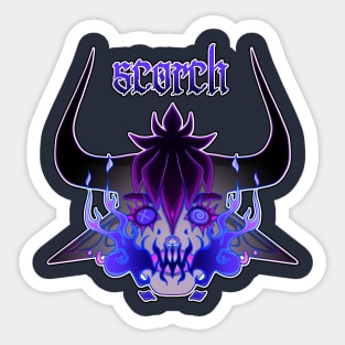 Scorch Demon Sticker